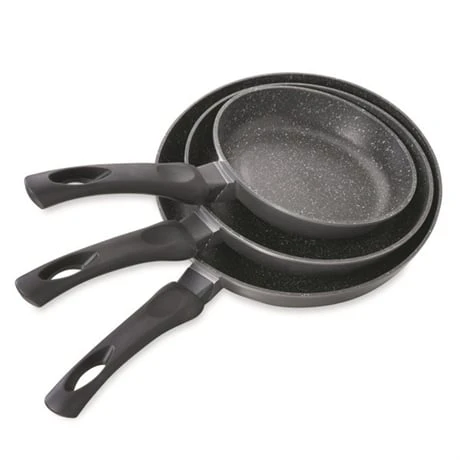 Poêle Revêtement Dur Comme La Pierre 24 Cm 2 Poêle Revêtement Dur Comme La Pierre 24 Cm – Image 2