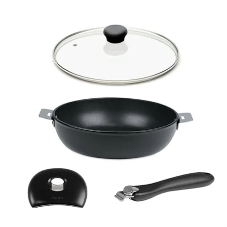 Lot Sauteuse Cookway 28cm Avec Poignée, Anse Et Couvercle 1 Lot Sauteuse Cookway 28cm Avec Poignée, Anse Et Couvercle