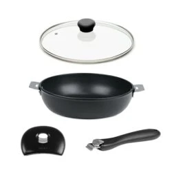 Lot Sauteuse Cookway 24cm Avec Poignée, Anse Et Couvercle