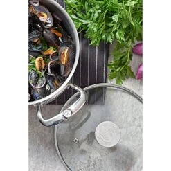 De Buyer Couvercle En Verre 32 Cm -Cuisine À Domicile 147005 2 2 Couvercle en verre 32 cm De Buyer