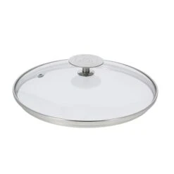 De Buyer Couvercle En Verre Cerclé Inox 16 Cm