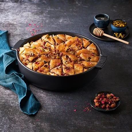 Peugeot Plat Four Rond Céramique Ardoise 34 Cm 3 Peugeot Plat Four Rond Céramique Ardoise 34 Cm – Image 3