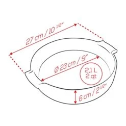 Peugeot Plat Four Rond Céramique Ardoise 27 Cm -Cuisine À Domicile 201197 2 2 Plat four rond ceramique ardoise 27 cm Peugeot