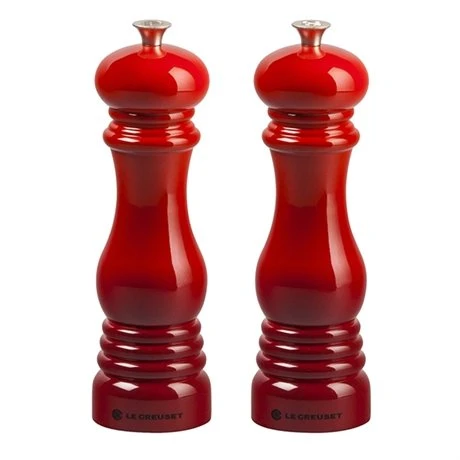 Le Creuset Lot De 2 Moulins à Sel Et à Poivre Cerise 1 Le Creuset Lot De 2 Moulins à Sel Et à Poivre Cerise