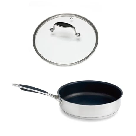 Set Sauteuse Anti-adhérente Excell’Inox 24 Cm Et Couvercle 1 Set Sauteuse Anti-adhérente Excell’Inox 24 Cm Et Couvercle