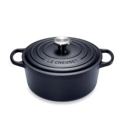 Le Creuset Cocotte Fonte Rond 24 Cm Noir