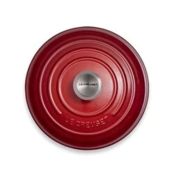 Produits populaires -Cuisine À Domicile 213184 1 3 Cocotte fonte rond 26 cm cerise Le Creuset
