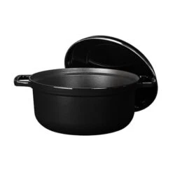 Invicta Cocotte Bistrot Noir 2 à 4 Personnes 20 Cm -Cuisine À Domicile 213258 1 3 Cocotte bistrot noir 2 a 4 personnes 20 cm Invicta