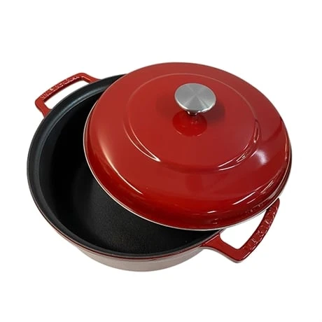 Invicta Cocotte Bistrot Rouge 28 Cm 2 Invicta Cocotte Bistrot Rouge 28 Cm – Image 2