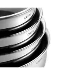 Poêle Sautoir Inox Castel'Pro 24 Cm 7 Poêle Sautoir Inox Castel'Pro 24 Cm -Cuisine À Domicile 271059 2 6 Poele sautoir inox Castel Pro 24 cm Cristel