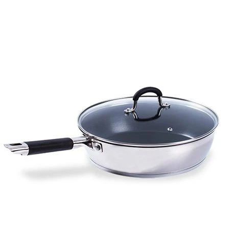 Sauteuse Antiadhésive Inox Et Couvercle Rapid Cook 28 Cm 2 Sauteuse Antiadhésive Inox Et Couvercle Rapid Cook 28 Cm – Image 2
