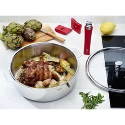 Sauteuse Casteline Amovible 24 Cm 6 Sauteuse Casteline Amovible 24 Cm -Cuisine À Domicile 27229 2 7 Sauteuse Casteline Amovible 24 cm Cristel
