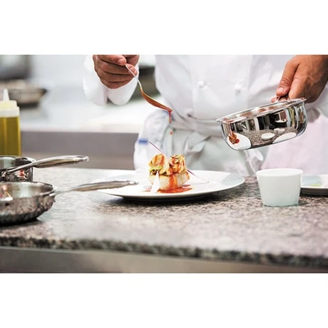 Casserole Inox Castel'Pro 16 Cm 4 Casserole Inox Castel'Pro 16 Cm – Image 4