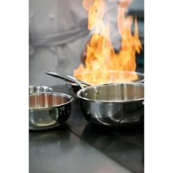 Casserole Inox Castel'Pro 20 Cm 9 Casserole Inox Castel'Pro 20 Cm -Cuisine À Domicile 274062 4 4 Casserole inox Castel Pro 20 cm Cristel