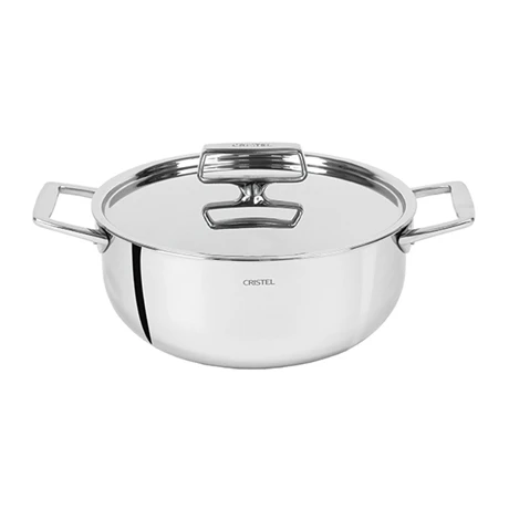 Faitout Avec Couvercle Inox Castel'pro 24 Cm 1 Faitout Avec Couvercle Inox Castel'pro 24 Cm