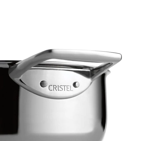 Faitout Avec Couvercle Inox Castel'pro 24 Cm 2 Faitout Avec Couvercle Inox Castel'pro 24 Cm – Image 2