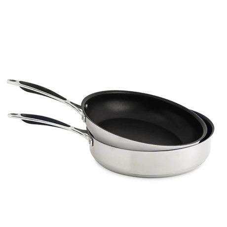 Set Poêle Et Sauteuse Antiadhérentes Inox Excell'Inox 28 Cm 1 Set Poêle Et Sauteuse Antiadhérentes Inox Excell'Inox 28 Cm
