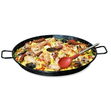 Plat à Paëlla Professionnel émaillé 50 Cm 1 Plat à Paëlla Professionnel émaillé 50 Cm