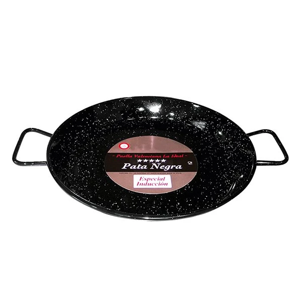 Plat à Paëlla émaillé Induction 38 Cm 1 Plat à Paëlla émaillé Induction 38 Cm