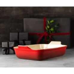 Le Creuset Plat Rectangulaire Céramique 26 Cm Cerise -Cuisine À Domicile 301015 3 3 Plat rectangulaire ceramique 26 cm Cerise Le Creuset