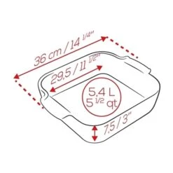 Produits populaires -Cuisine À Domicile 301326 1 2 Plat carre ceramique terracotta 36 cm Peugeot