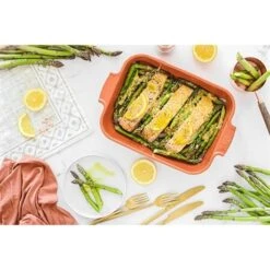 Peugeot Plat Rectangulaire Céramique Terracotta 32 Cm -Cuisine À Domicile 301342 3 3 Plat rectangulaire ceramique terracotta 32 cm Peugeot