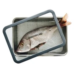 Plat à Four En Inox Avec Couvercle Transparent 36 X 25 Cm -Cuisine À Domicile 37114 2 2 Plat a four en inox avec couvercle transparent 36 x 25 cm Inoxriv