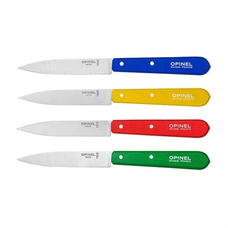 Opinel Coffret De 4 Couteaux D’office N°112, 4 Couleurs Classiques 1 Opinel Coffret De 4 Couteaux D’office N°112, 4 Couleurs Classiques
