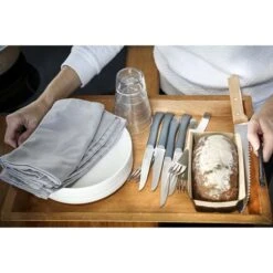 Opinel Coffret 4 Couteaux De Table Lame Micro-dentée 11 Cm Bon Appétit Plus Anthracite -Cuisine À Domicile 419003 3 2 Coffret 4 couteaux de table lame micro dentee 11 cm Bon Appetit Plus anthracite Opinel