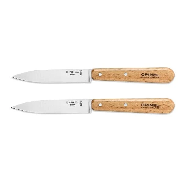 Opinel Lot 2 Couteaux Office N°112 Lame Lisse Inox 10 Cm Naturel 1 Opinel Lot 2 Couteaux Office N°112 Lame Lisse Inox 10 Cm Naturel