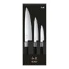 Kai Set 3 Couteaux 10 Cm,15 Cm, 20 Cm Wasabi Black