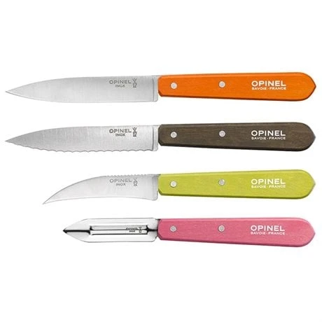 Opinel Coffret 4 Couteaux Essentiels Fifties 1 Opinel Coffret 4 Couteaux Essentiels Fifties