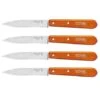 Opinel Set 4 Couteaux Office Lames Lisses Inox 10 Cm Coloris Mandarine