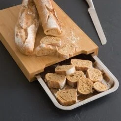 Planche à Découper Bambou 34 Cm Avec Bac Amovible Inox -Cuisine À Domicile 481016 4 4 Planche a decouper bambou 34 cm avec bac amovible inox Mathon