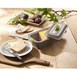 Rigiflex Terrine En Silicone Structure Acier Avec Couvercle 2 En 1 24 Cm -Cuisine À Domicile 511103 3 3 Rigiflex Terrine en silicone structure acier avec couvercle 2 en 1 24 cm Mathon