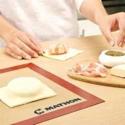 Tapis De Cuisson Professionnel Silicone Et Fibre De Verre 40 Cm -Cuisine À Domicile 512180 2 9 Tapis de cuisson professionnel silicone et fibre de verre 40 cm Mathon