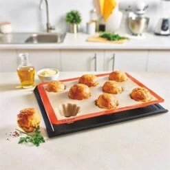 Plaque De 8 Empreintes à Briochettes -Cuisine À Domicile 512242 3 3 Plaque de 8 empreintes a briochettes Silpat