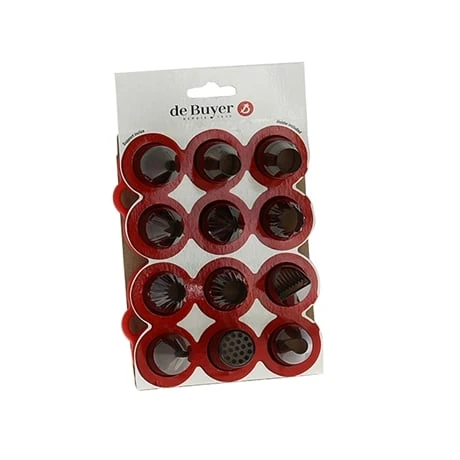 De Buyer Coffret 12 Douilles Tritan Mix Avec Support 1 De Buyer Coffret 12 Douilles Tritan Mix Avec Support