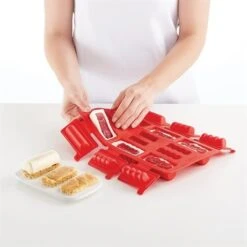 Lekue Kit Mini Bûches Rondes Silicone Platinium -Cuisine À Domicile 51452 3 4 Kit mini buches rondes silicone platinium Lekue