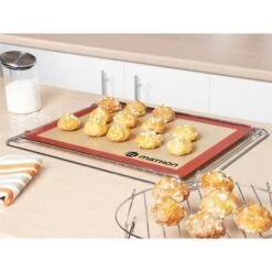 Lot De 2 Tapis De Cuisson Professionnels En Silicone -Cuisine À Domicile 519074 2 1 Lot de 2 Tapis de cuisson professionnels en silicone Mathon