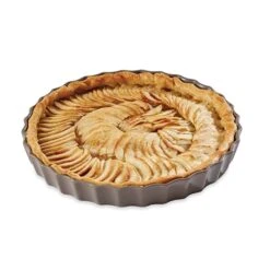 Moule à Tarte En Céramique 27 Cm Taupe -Cuisine À Domicile 52012 2 4 Moule a tarte en ceramique 27 cm taupe Mathon