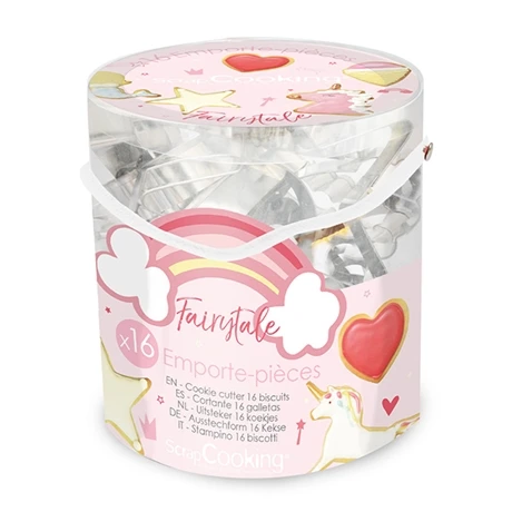 Seau 16 Découpoirs Fairytale 1 Seau 16 Découpoirs Fairytale
