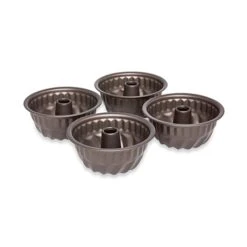 Set De 4 Moules à Mini Kouglof Acier Revêtement Antiadhérent 10 Cm -Cuisine À Domicile 544007 2 4 Set de 4 moules a mini kouglof acier revetement antiadherent 10 cm Mathon