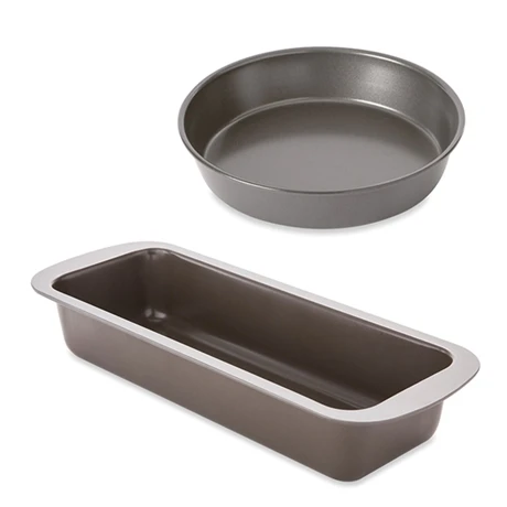 Lot Moule à Manqué Rond 23 Cm Et Cake 30 Cm Acier Revêtement Antiadhérent 2 Lot Moule à Manqué Rond 23 Cm Et Cake 30 Cm Acier Revêtement Antiadhérent – Image 2