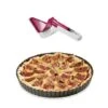 Lot Moule à Tarte Revêtu 24,5 Cm Et Pelle à Tarte Avec Poussoir