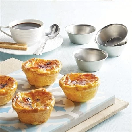 4 Moules Originaux à Pastéis De Nata - Flans Portugais 1 4 Moules Originaux à Pastéis De Nata - Flans Portugais
