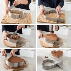 Cadre Extensible Coeur En Inox 14 -26 Cm -Cuisine À Domicile 572000 4 3 Cadre extensible coeur en inox 14 26 cm Mathon