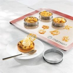Set De 4 Cercles à Tartelette Inox 8 Cm -Cuisine À Domicile 573000 2 6 Set de 4 cercles a tartelette inox 8 cm Mathon