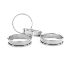 Set De 4 Cercles à Tartelette Inox 8 Cm -Cuisine À Domicile 573000 4 6 Set de 4 cercles a tartelette inox 8 cm Mathon