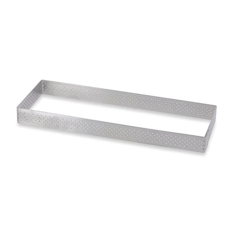 De Buyer Cadre à Tarte Perforé Rectangle 28 X 11 Cm 2 De Buyer Cadre à Tarte Perforé Rectangle 28 X 11 Cm – Image 2
